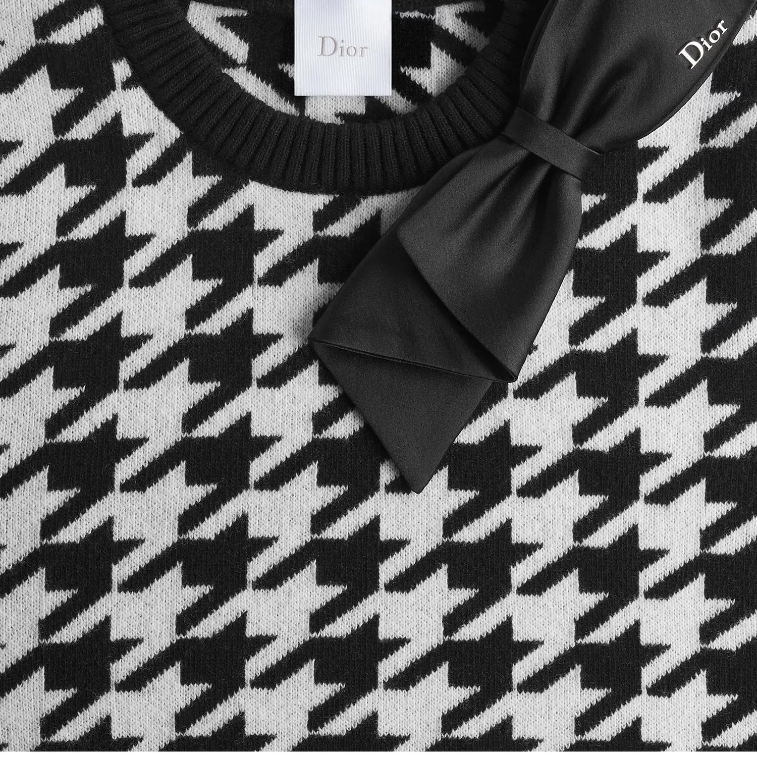 Свитер коллекции Fall Collection, DIOR, Black White — фото 4