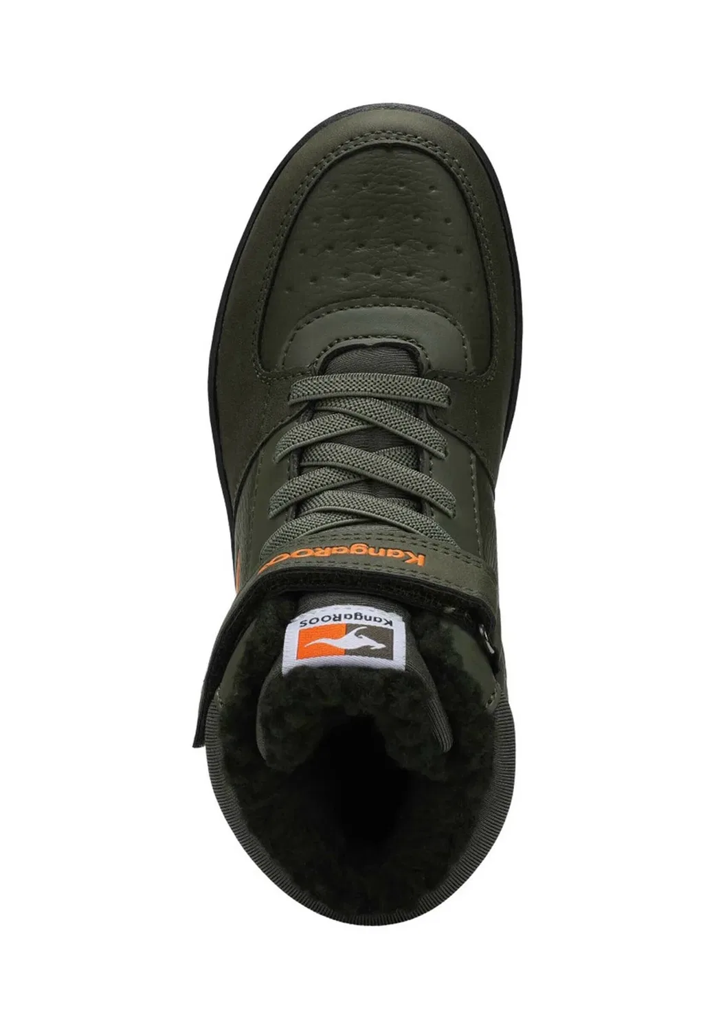 Кроссовки Bound mid унисекс - обувь для скейтбординга Kangaroos, Military Green Flame — фото 3