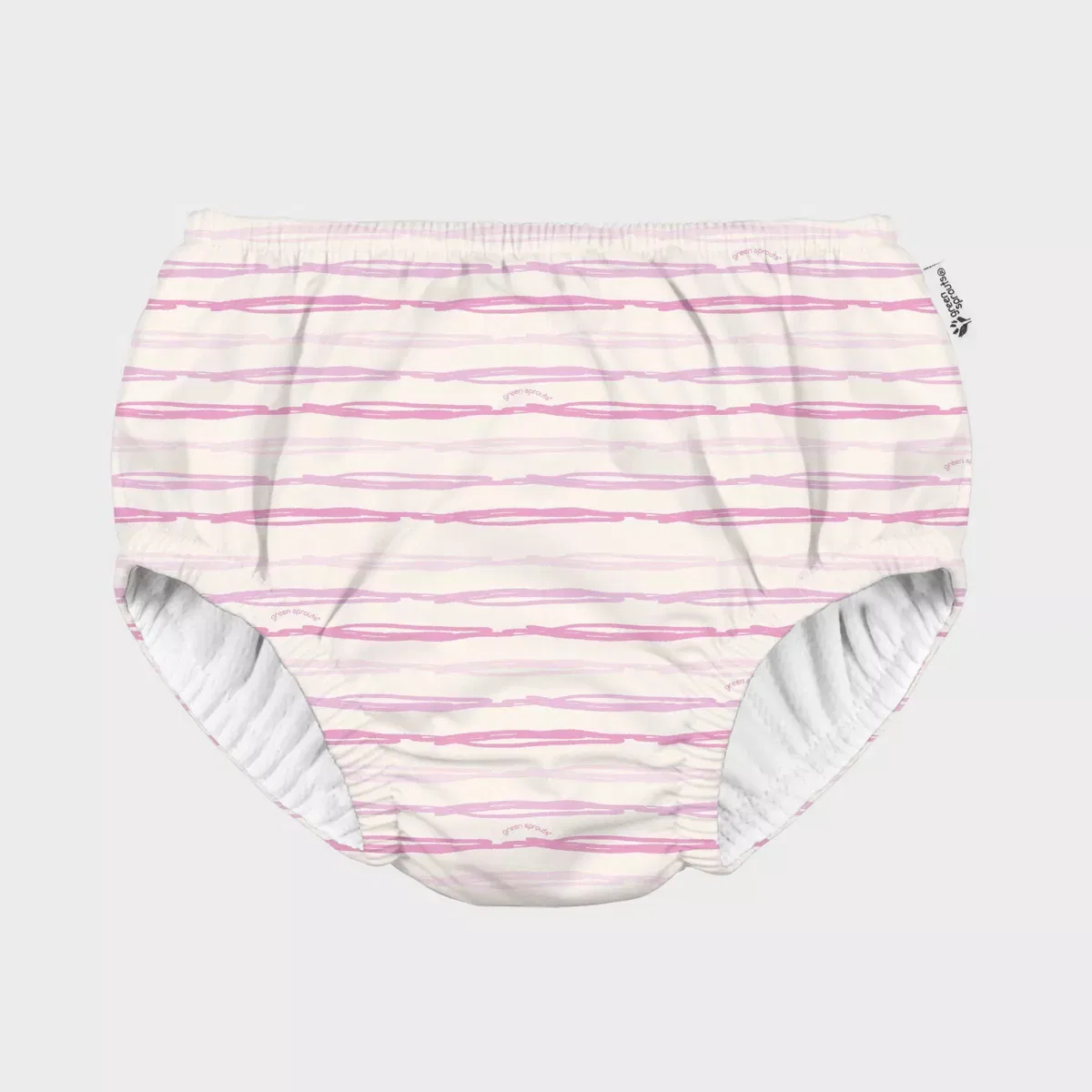 Детский подгузник для плавания многоразовый Eco Pull-up NIT SEASONAL, Cream | Pink