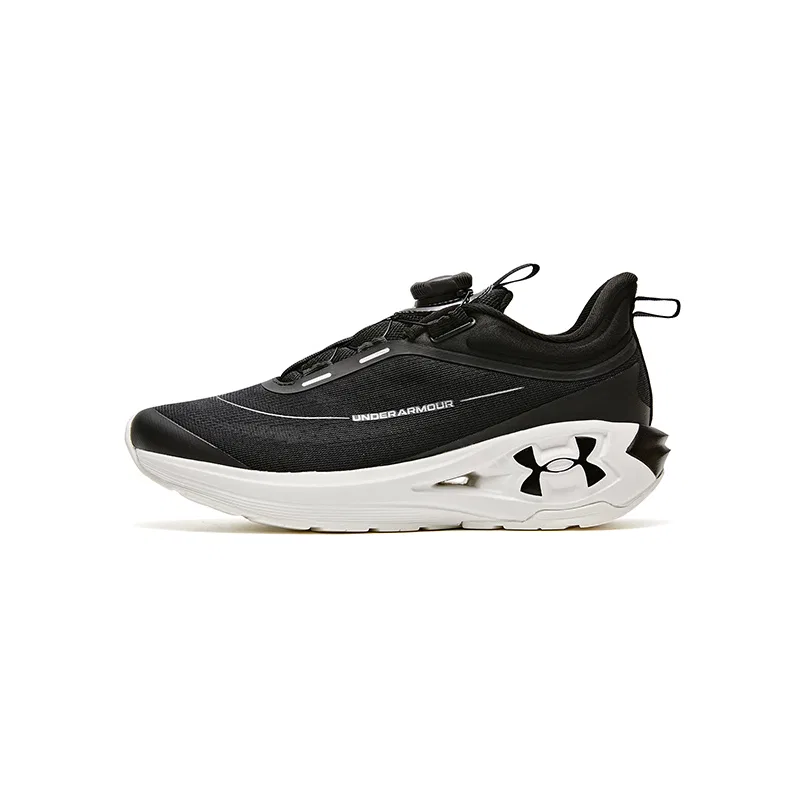 Детские беговые кроссовки с полным покрытием, Black, Under Armour