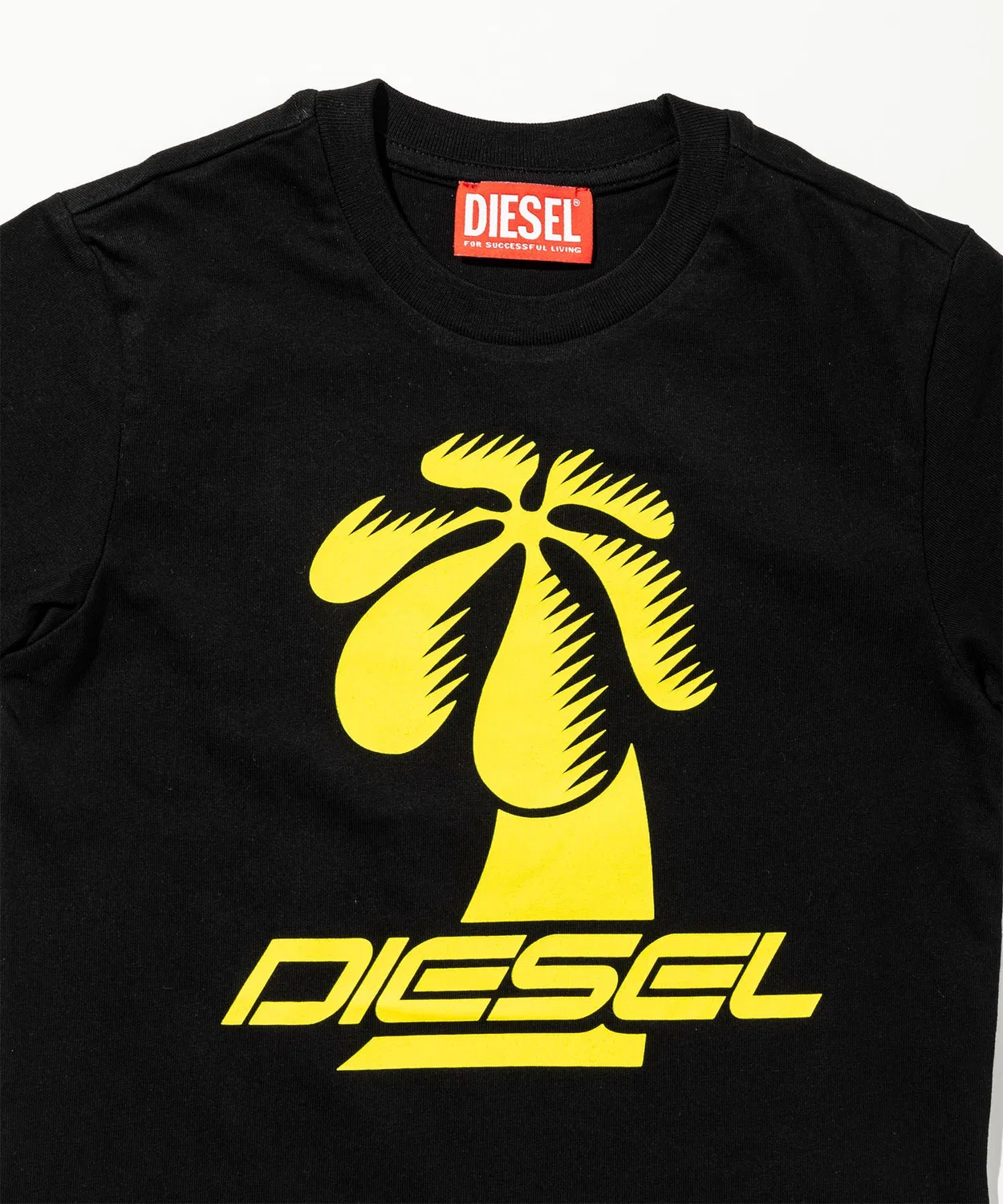 Детская футболка с брендовым логотипом DIESEL KIDS, Черный — фото 3