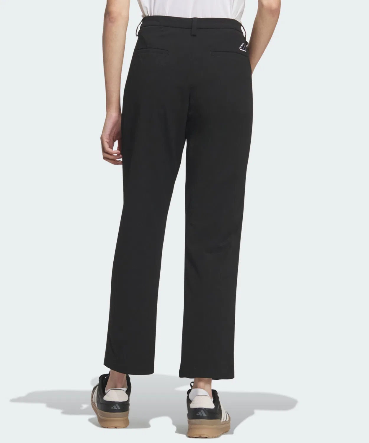 Женские брюки с тремя полосками, модель Three Stripes Ankle Pants, Adidas, Black — фото 2