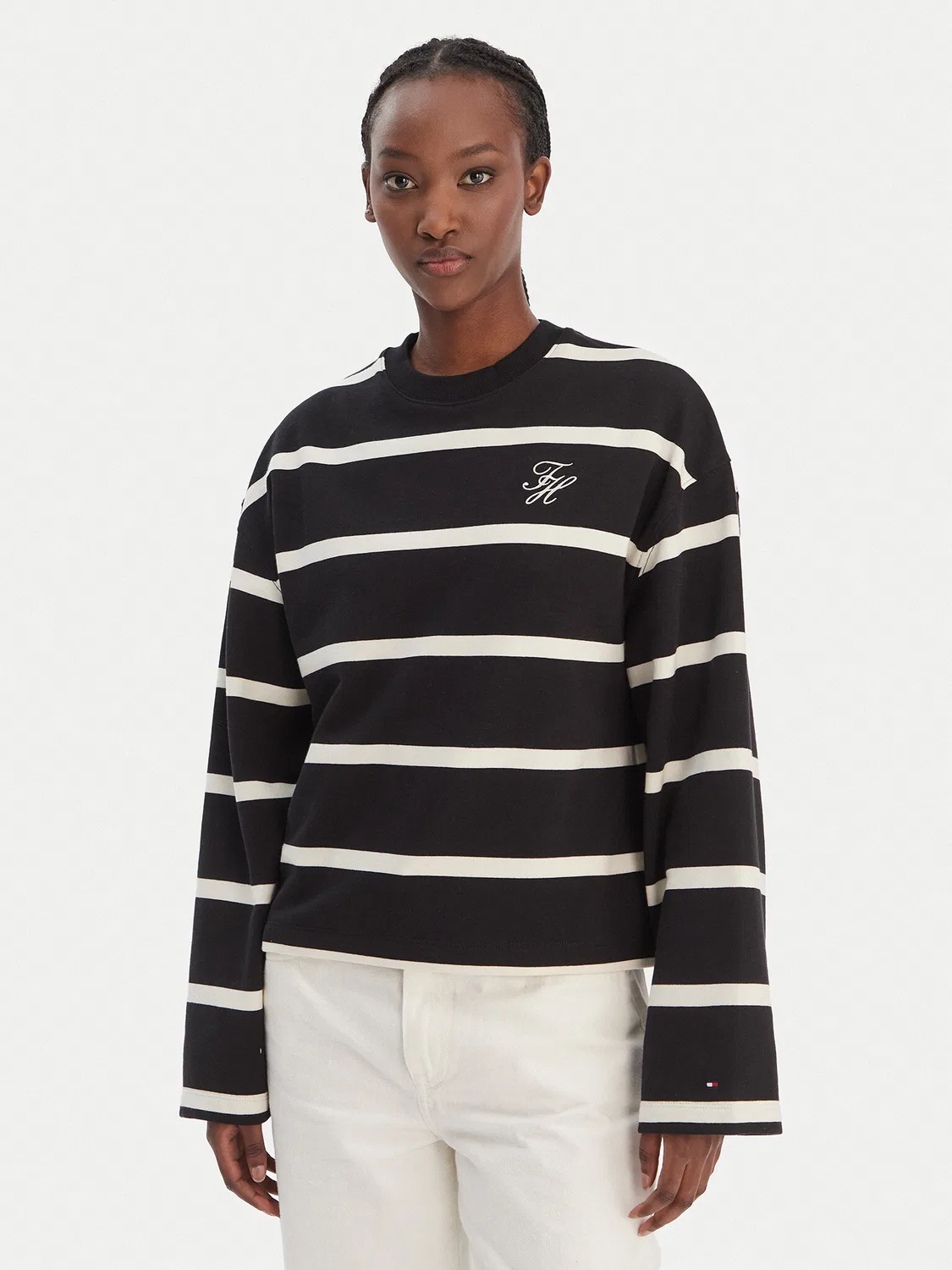 Женская толстовка стандартного кроя Tommy Hilfiger, черный