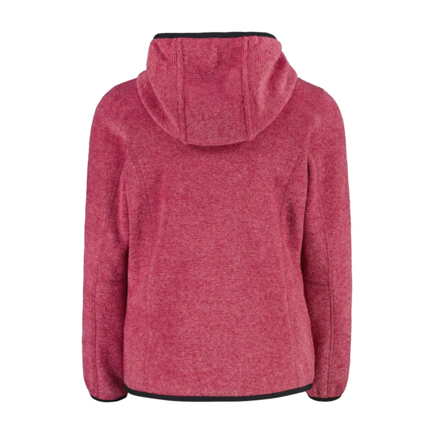Детская флисовая куртка с капюшоном Kid G Jacket Fix Hood Cmp, Rot Schwarz Rot — фото 2