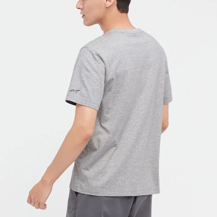 Детская футболка с принтом UNIQLO, Gray — фото 3