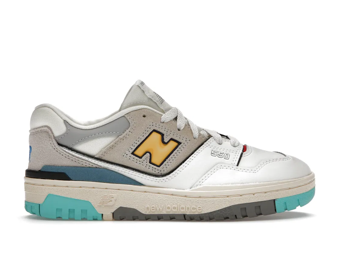 Детские кроссовки Lifestyle New Balance 550, Sea Salt Yellow Cream White Surf