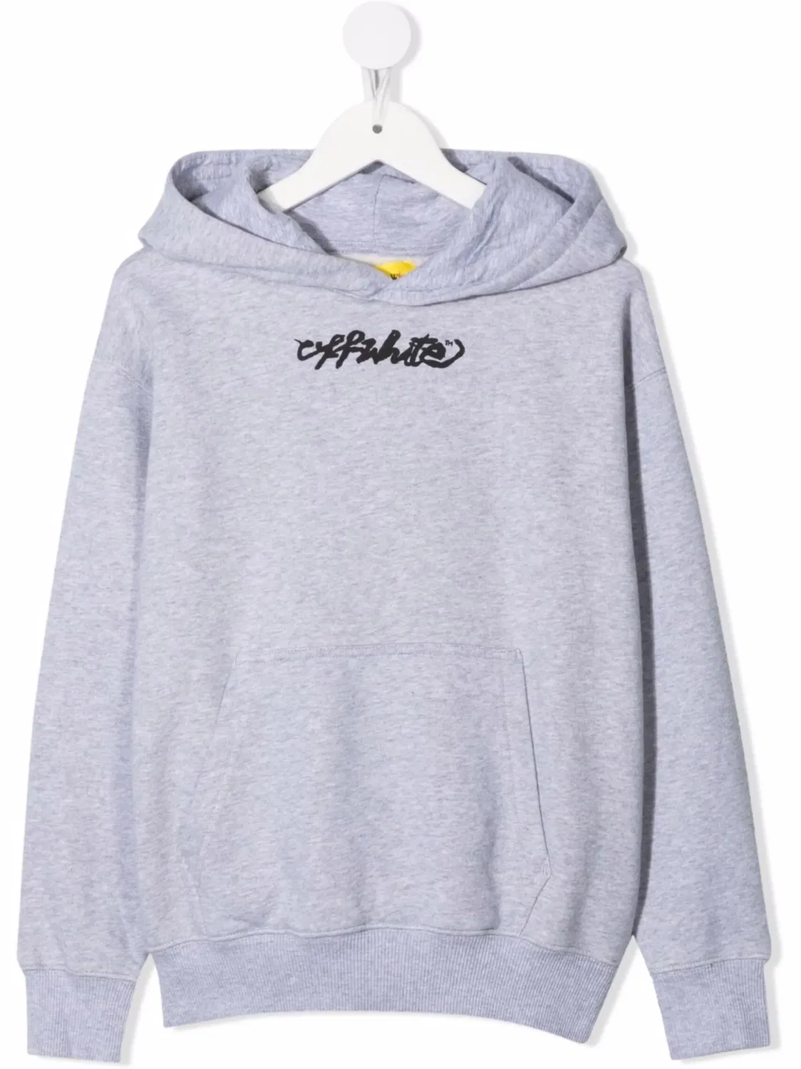 OFF-WHITE Худи с принтом, серый
