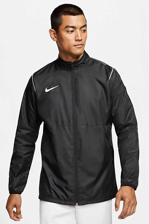 Мужское пальто дождевик с длинным рукавом Nike, Black