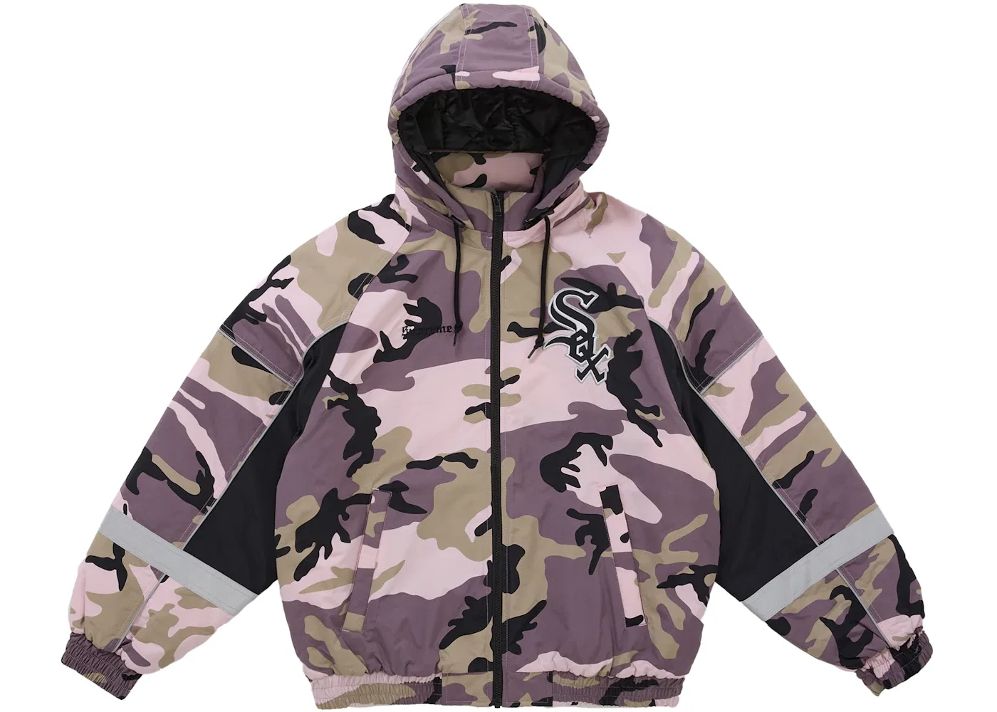 Мужская куртка с принтом Supreme, Pink Camo