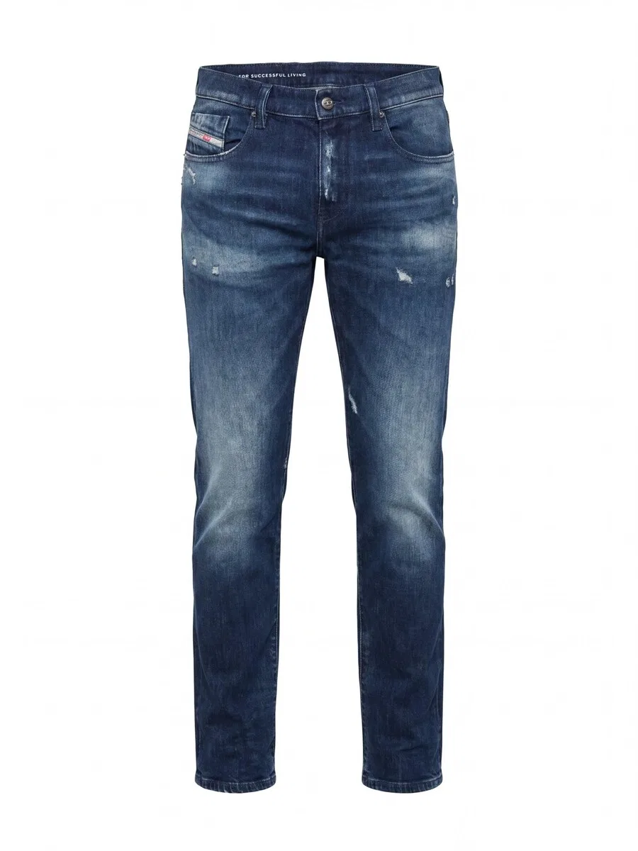 Джинсы DIESEL Slim fit '2019 D-STRUKT' темно-синего цвета