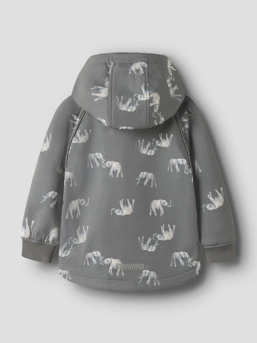 Куртка NAME IT Performance Jacket 'NMMalfa 08' дымчато-серого цвета — фото 2