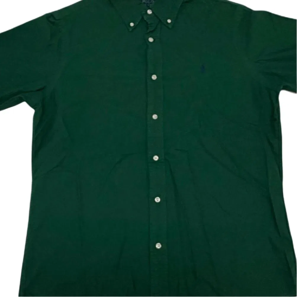 Мужская рубашка поло с воротником Polo Ralph Lauren, Green — фото 4