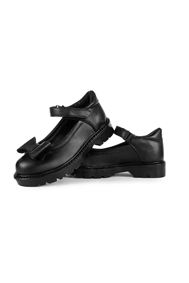 Детские балетки для девочек из искусственной кожи Parparastil, Black