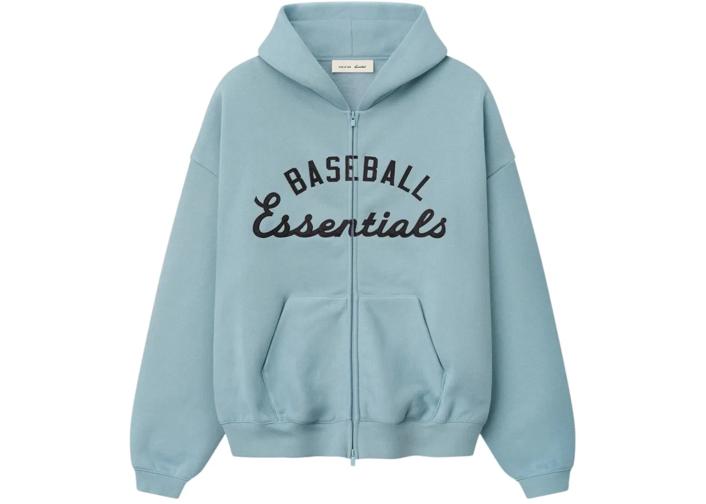 Мужская худи на молнии Essentials MLB Full Zip Sport Hoodie Fear of God, Stone Blue