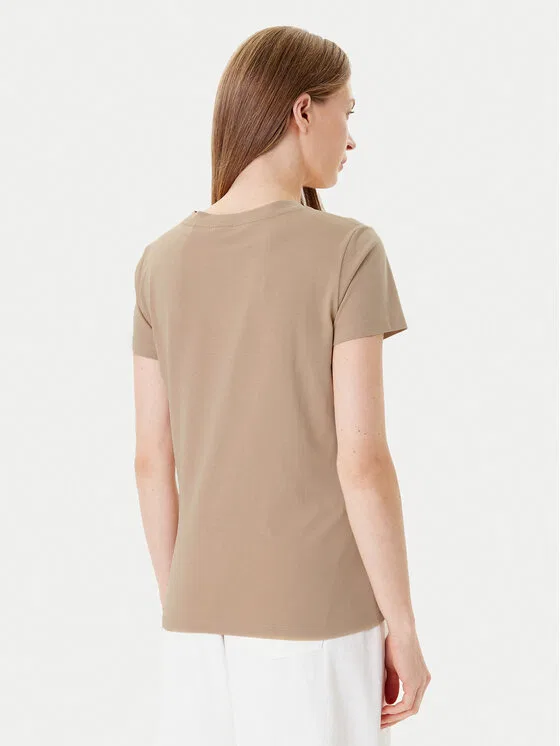 Футболка slim fit C_Esogo_1 Boss, бежевый — фото 3