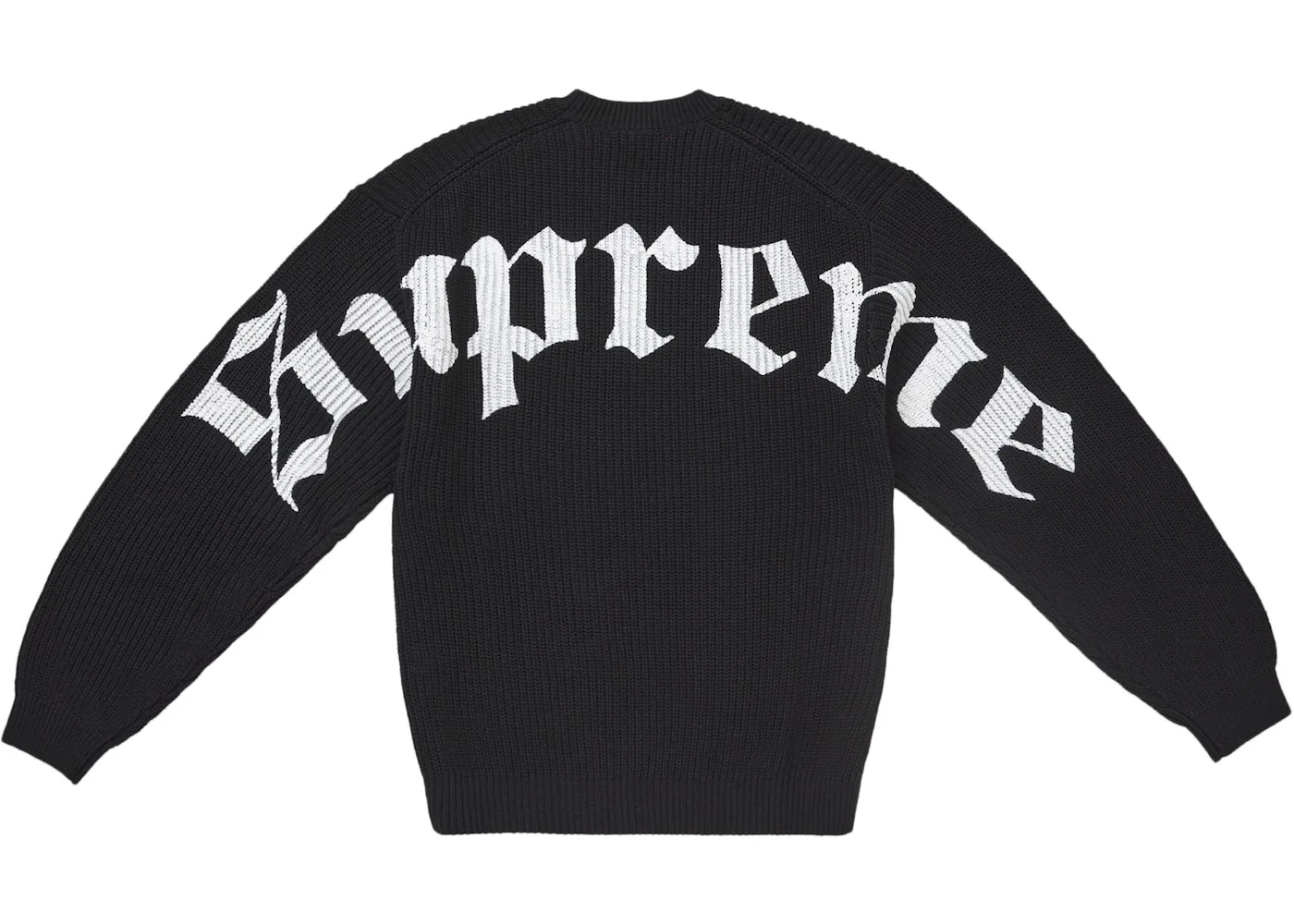 Мужской свитер с принтом Old English Supreme, Black