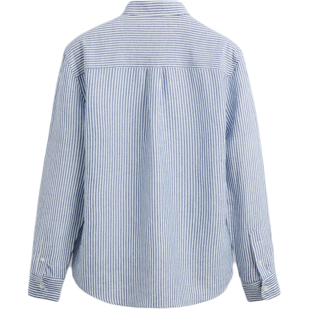 Мужская рубашка с принтом ZARA, Blue/White — фото 3