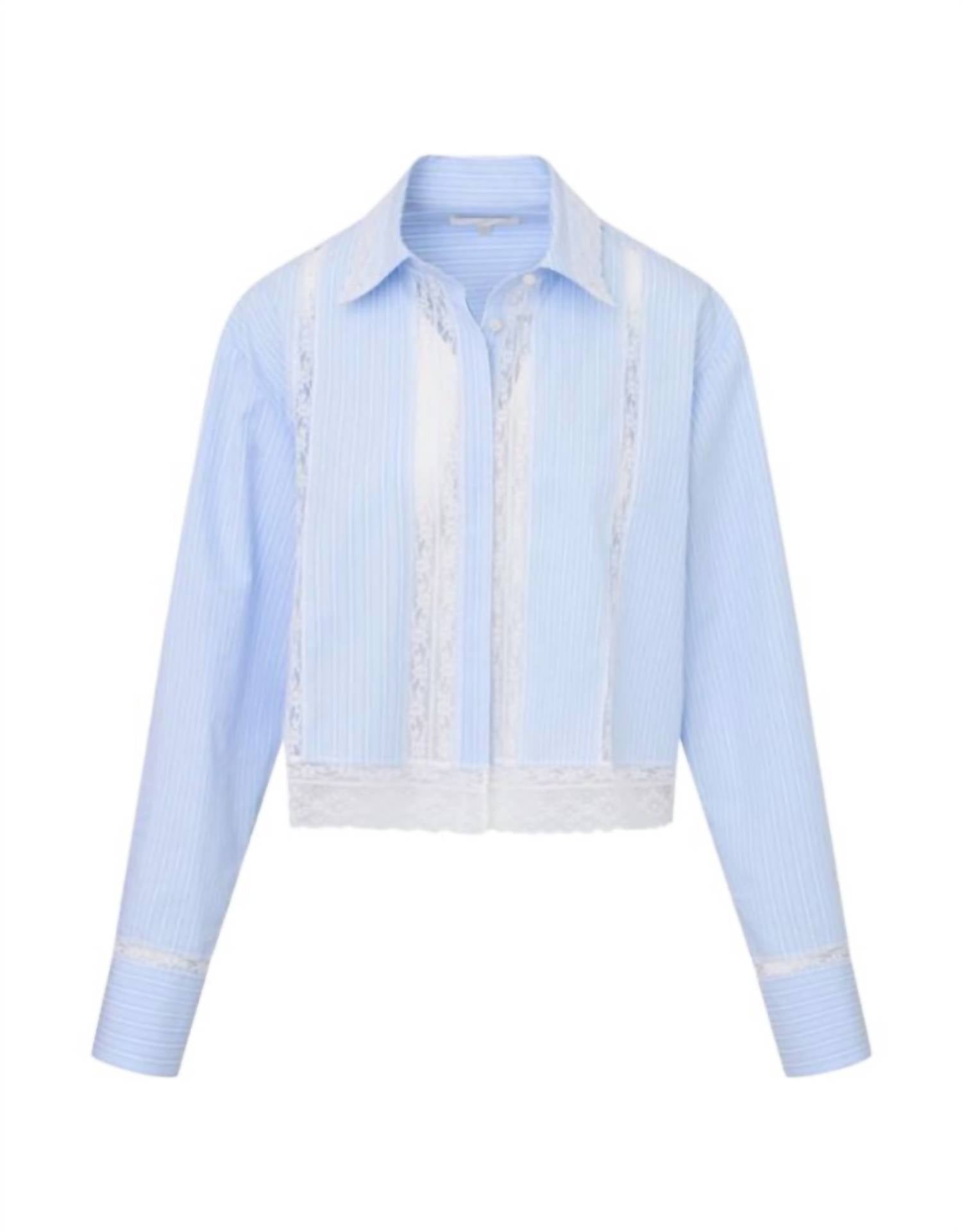 

Женский топ Delano в цвете Sky Lagoon Loveshackfancy, Sky Lagoon