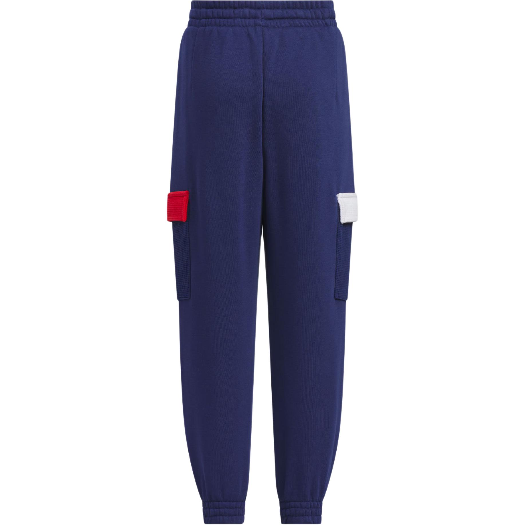 Adidas Детские вязаные спортивные штаны Sportswear Collection, темно-синие — фото 4