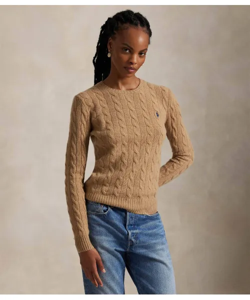 

Шерстяной свитер Джулианны Regular fit Polo Ralph Lauren, бежевый