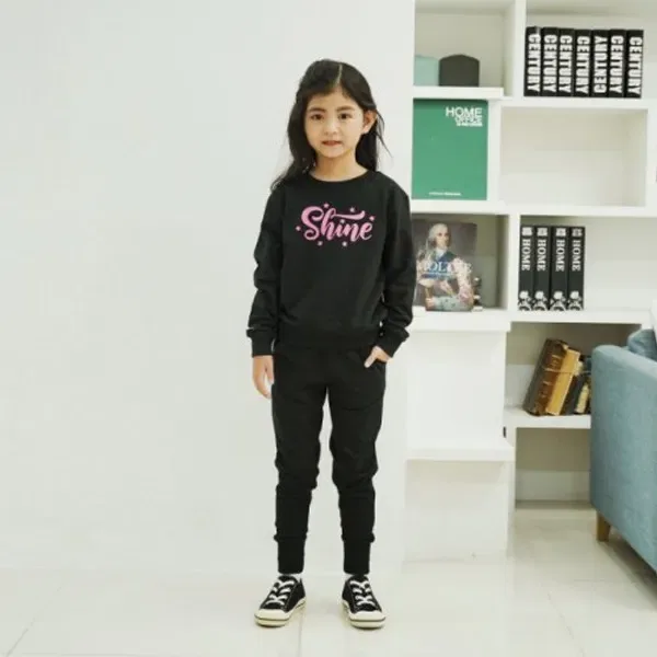 Детский костюм-двойка Aquatica Kids, черный