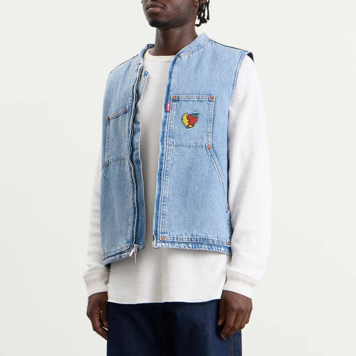 жилет из денима Universe Sky High Farm Levi'S, Mid Stone Wash — фото 2