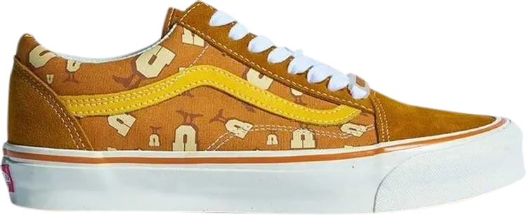 

Кеды Vans Undefeated x OG Old Skool LX U-Man Bistro - Buckthorn Brown, коричневый