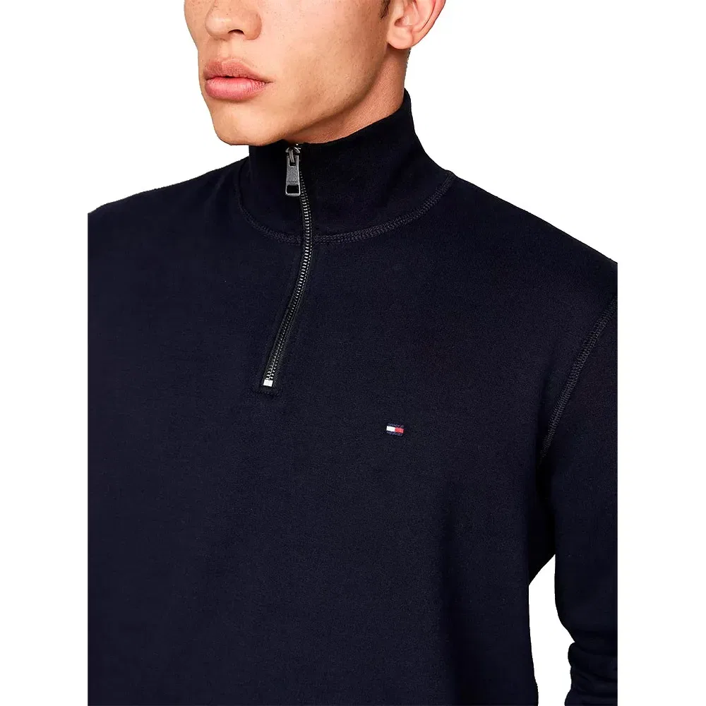 Мужской свитшот с полузастежкой-молнией Essential Tommy hilfiger, Blue — фото 3