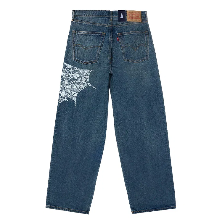 Детские джинсы с широкими штанинами Blue Levis — фото 3