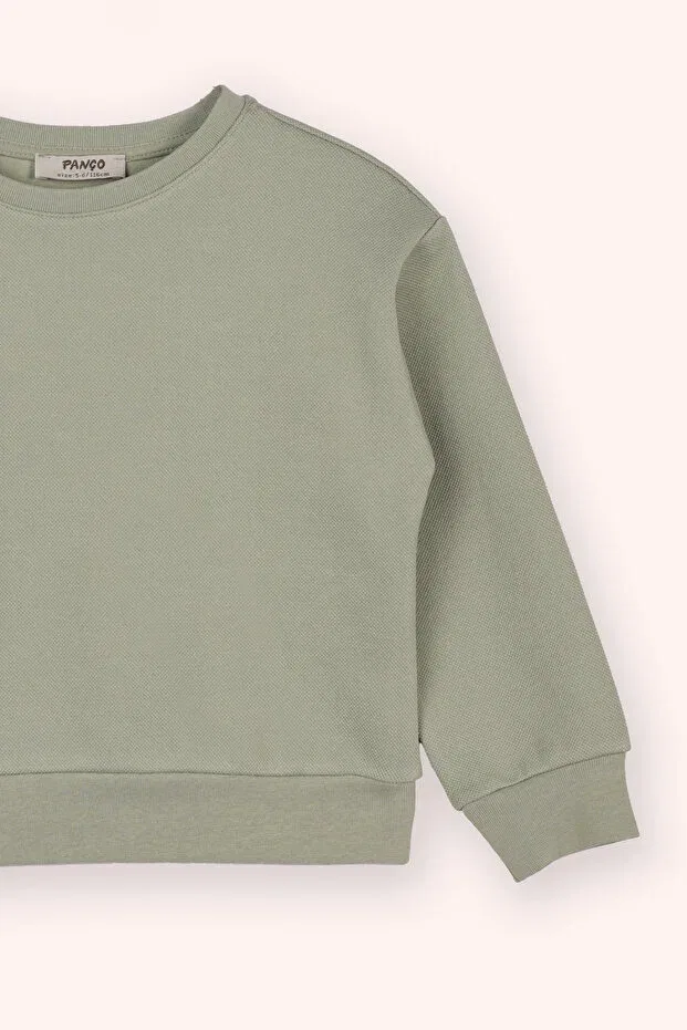 Детские свитшот для девочек хлопковый Panço, Khaki — фото 2