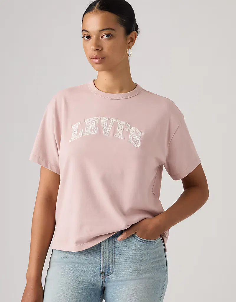 Футболка винтажная Graphic Levi's, розовый — фото 4