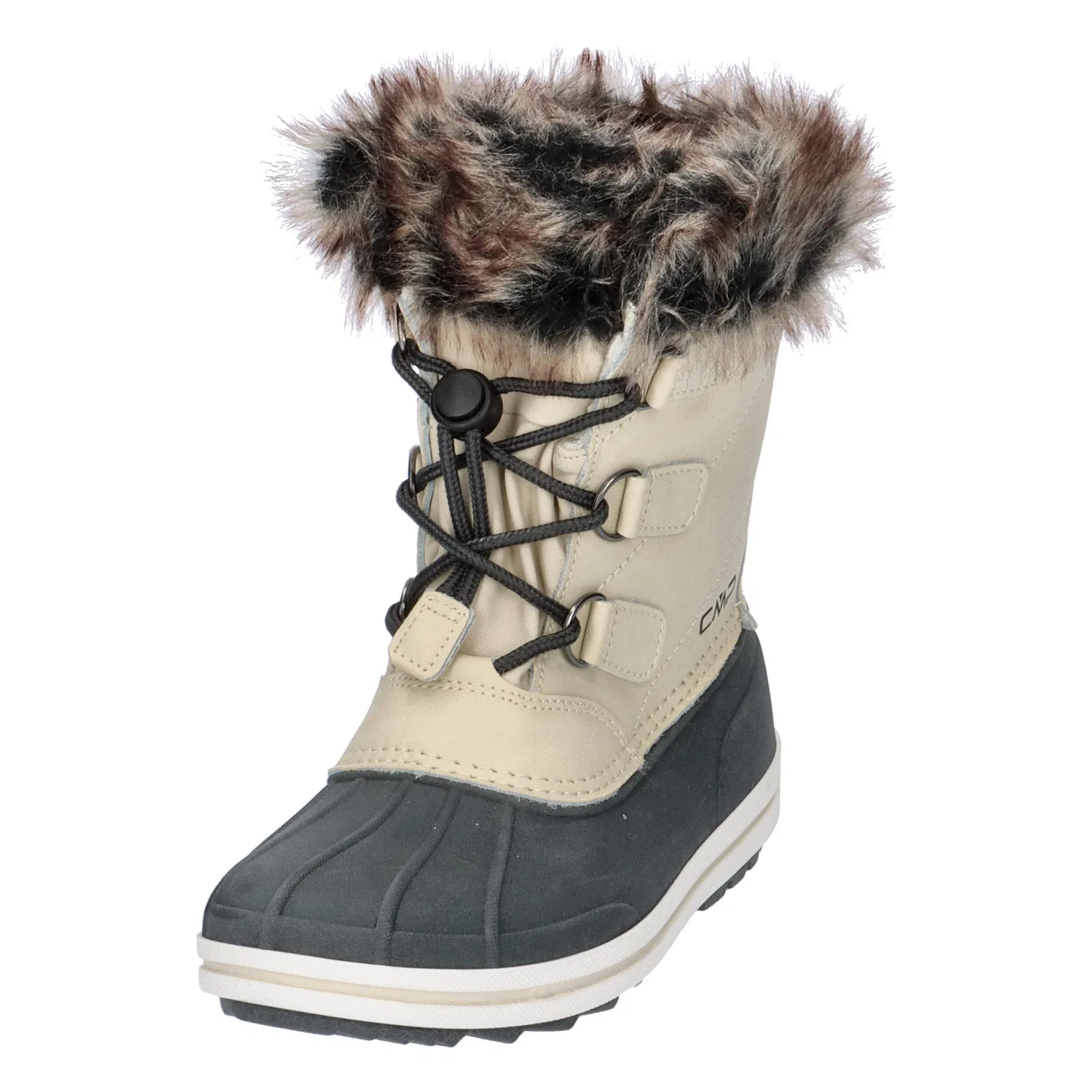 Детские зимние ботинки водонепроницаемые Anthilian Snow Boot Waterproof Cmp, Beige Schwarz — фото 4