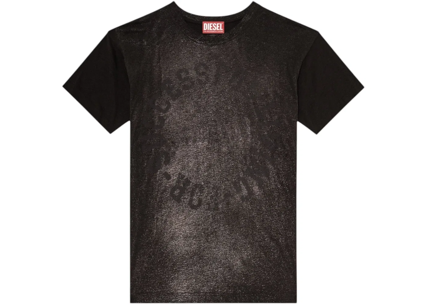 Мужская футболка с принтом T-Shirt Diesel, Black
