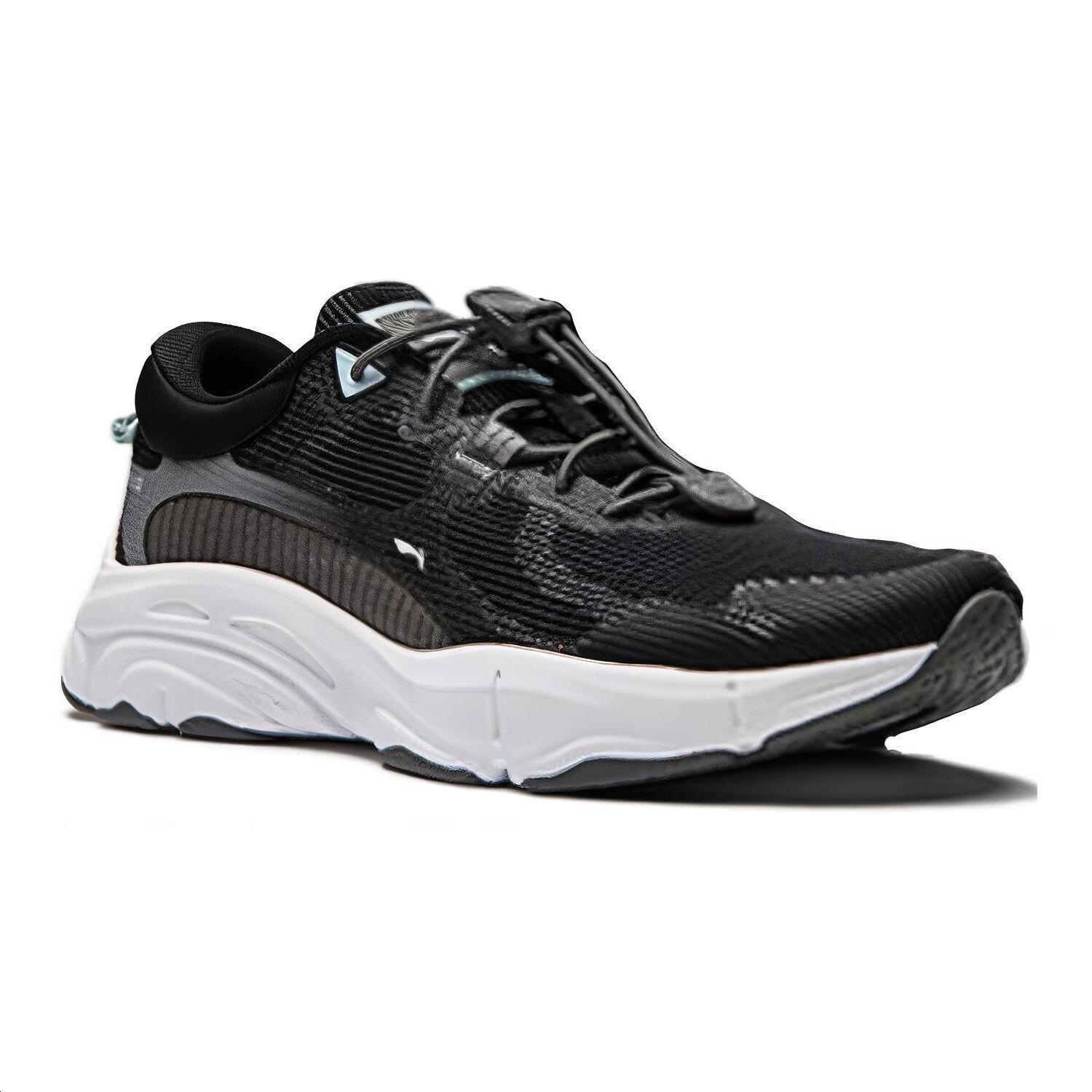 Кроссовки LINING YOUNG Kids Lifestyle Shoes GS Low-top Black/stone Gray, черный — фото 2
