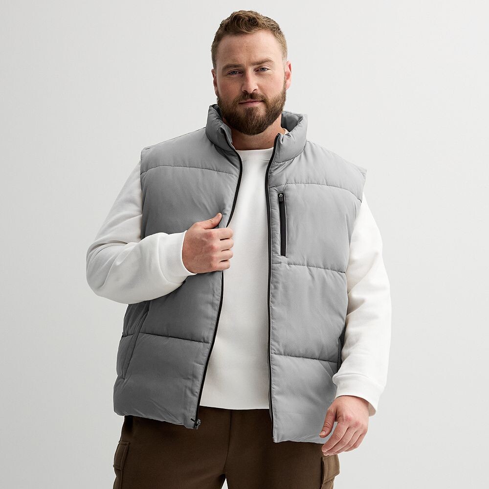 

Утепленный жилет-пуховик Big & Tall Tek Gear, цвет Silver Spring