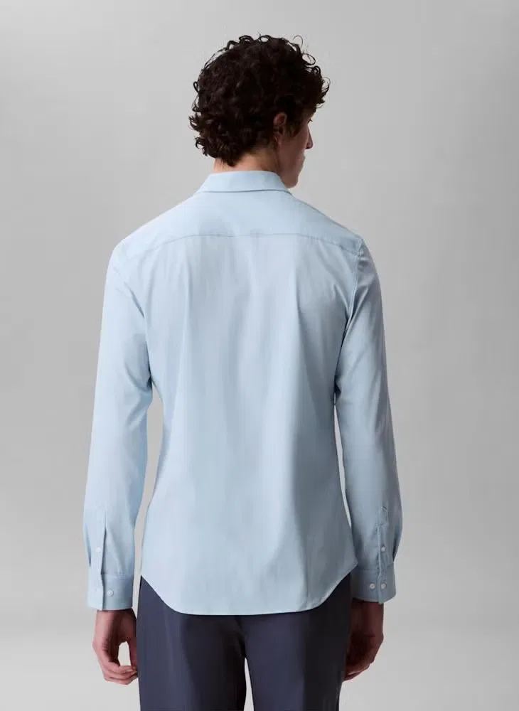 Рубашка с длинным рукавом Casual long sleeve slim fit Calvin Klein, зеленый — фото 2