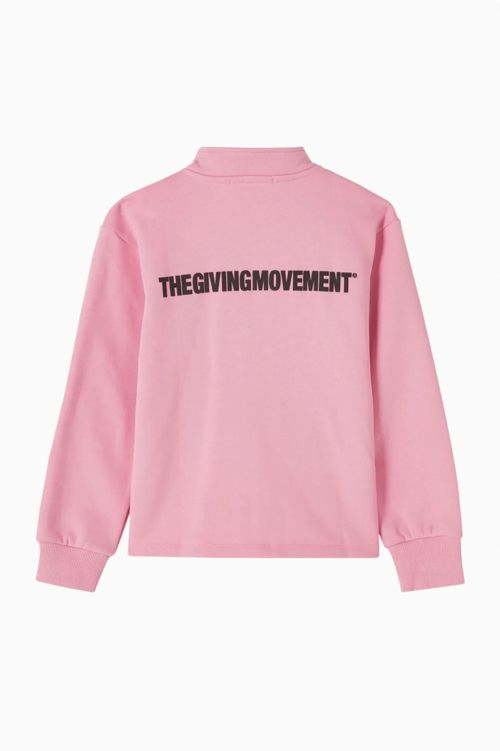 Куртка на молнии из хлопкового флиса The Giving Movement, розовый — фото 3