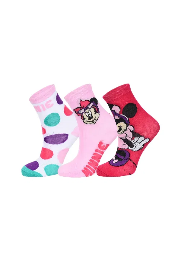 Носки комплект 6 пар, хлопок, Minnie mouse, Mickey & Minnie, мультиколор — фото 3