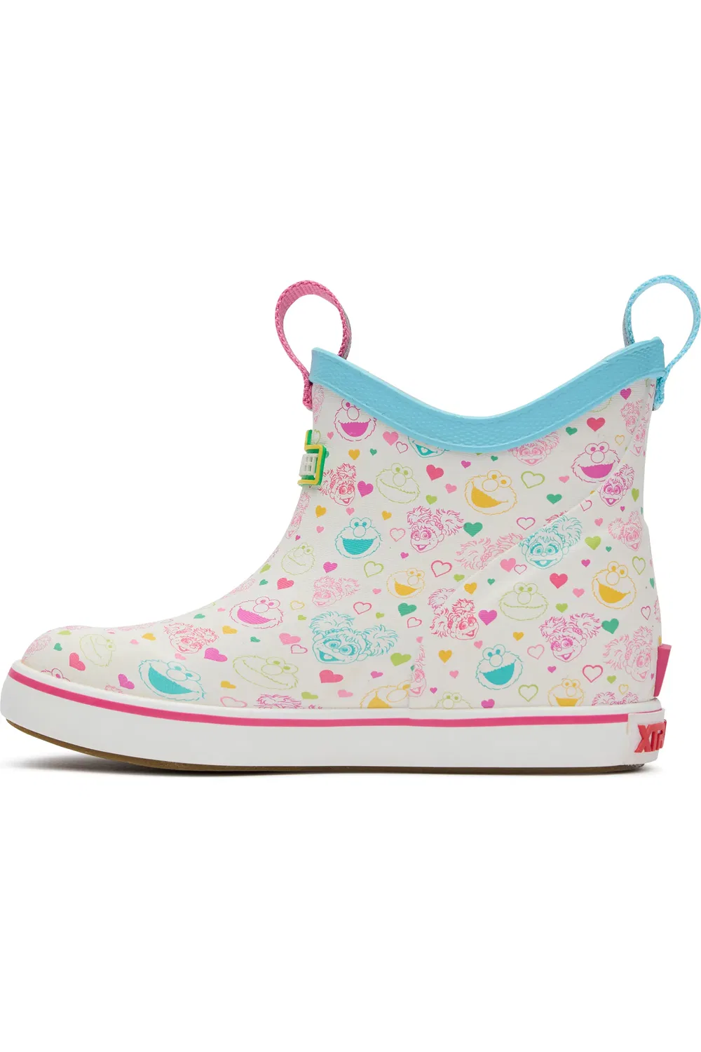 Детские резиновые сапоги водонепроницаемые Sesame Street XTRATUF, Sesame Street White Multi — фото 4