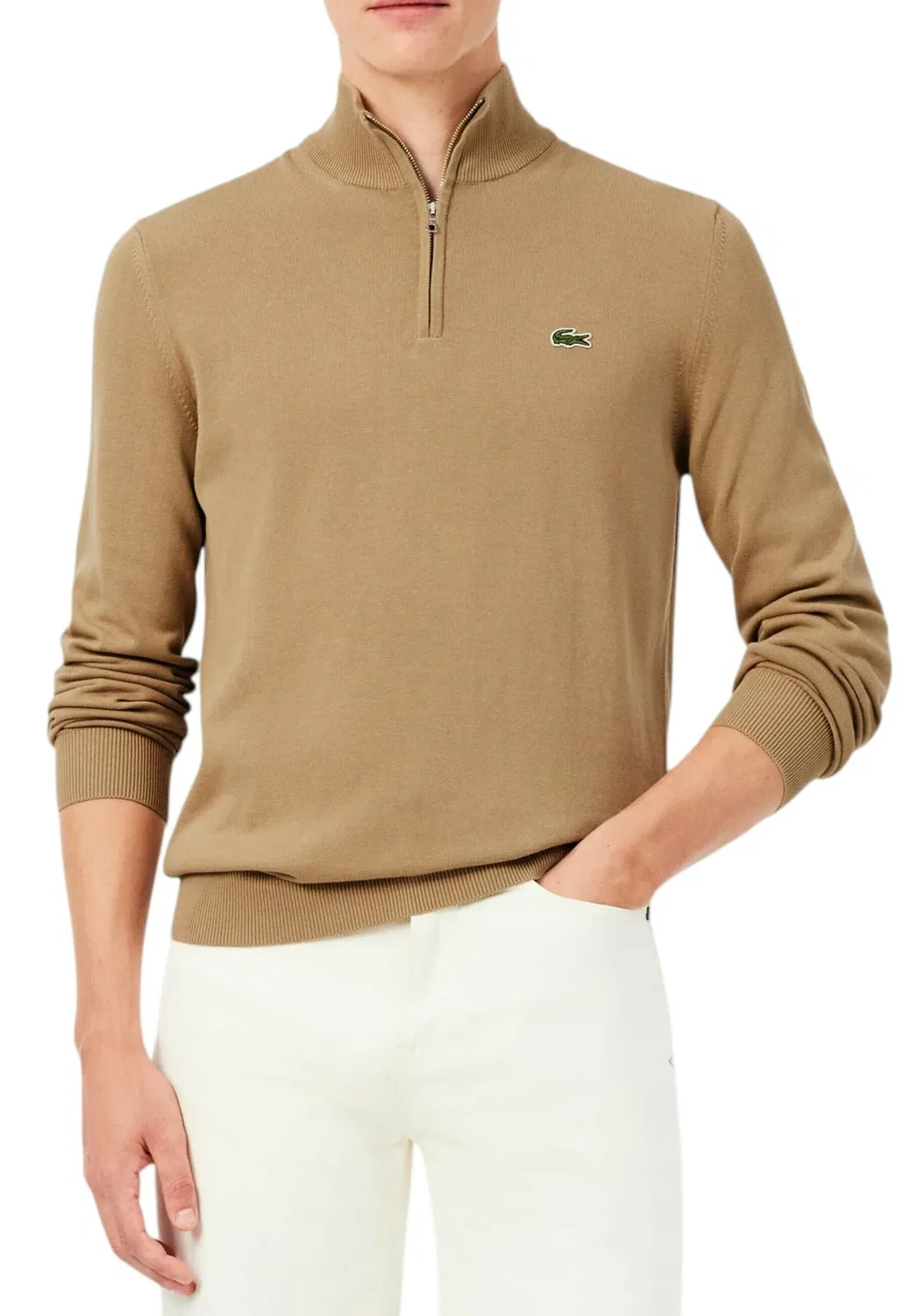 Пуловер цвета шесть - джемпер Lacoste, Mottled Beige
