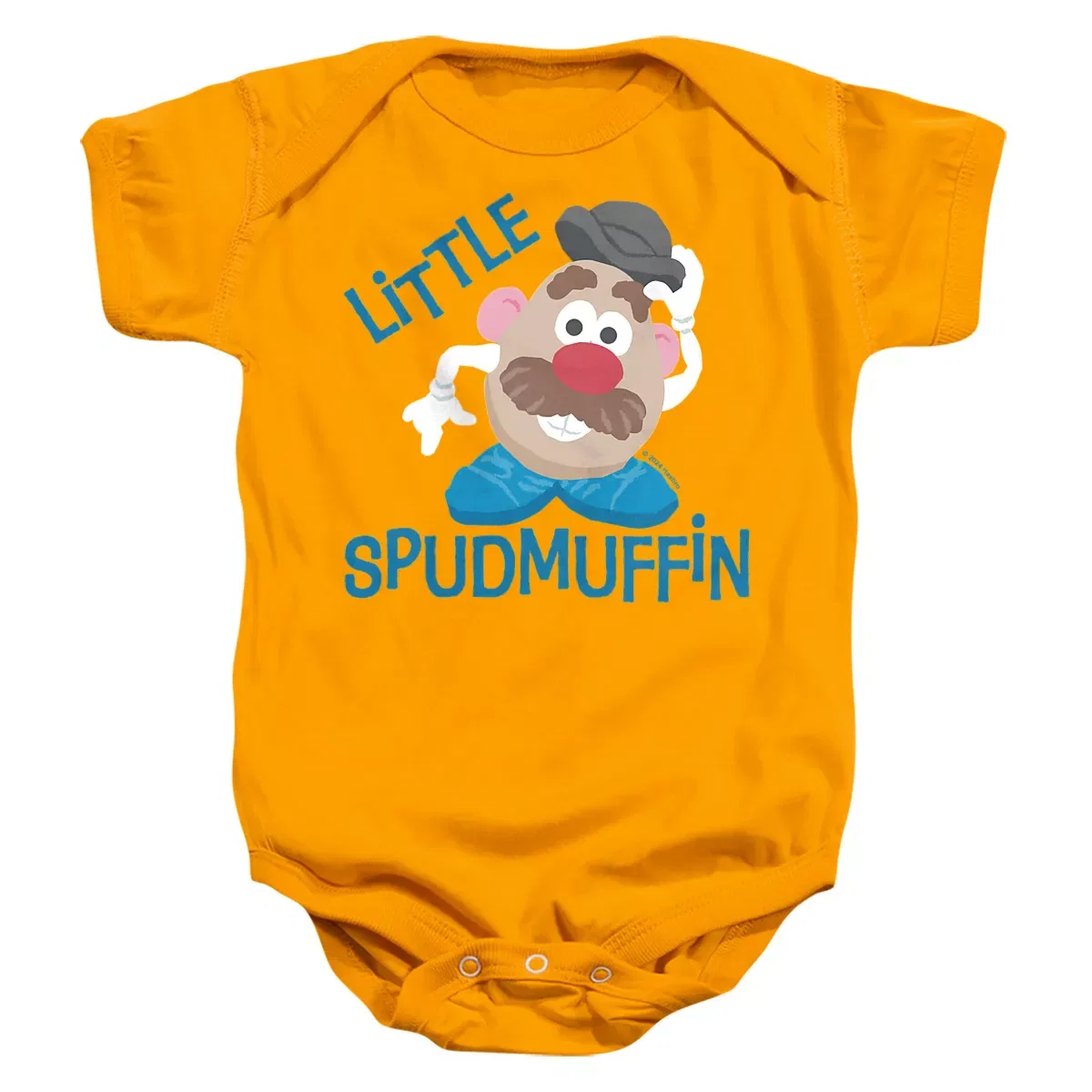 Детское боди с коротким рукавом Little Spudmuffin Mr. Potato Head, Gold