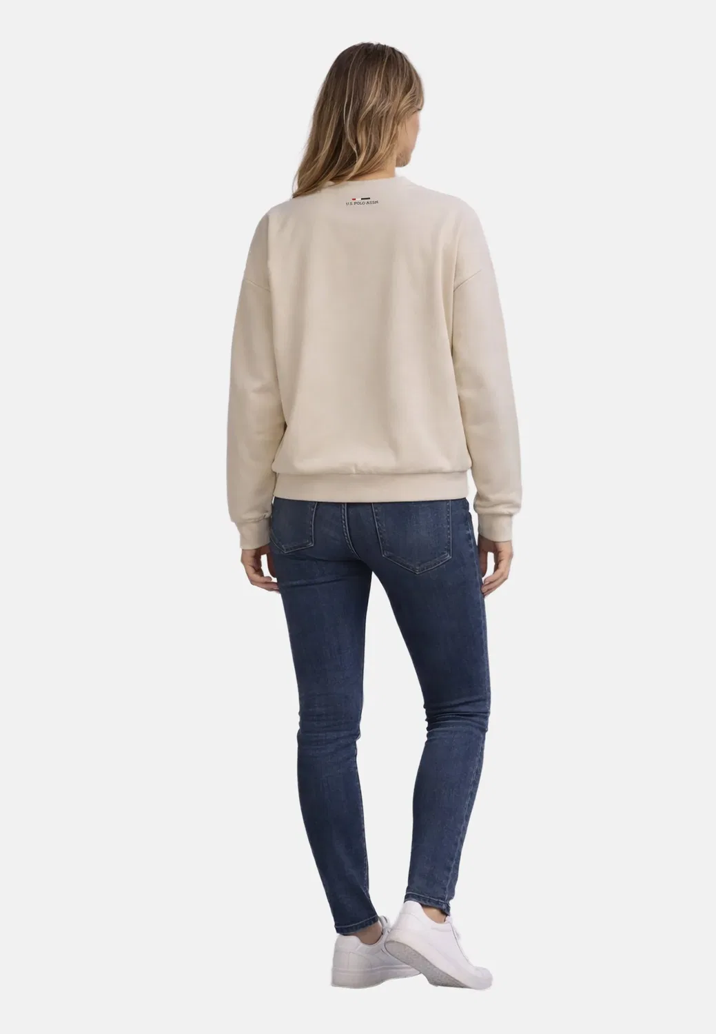 Женский свитшот Polo U.S. Polo Assn., Beige — фото 4