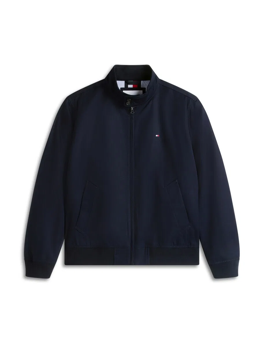 Куртка Tommy Hilfiger "Harrington" из коллекции "Между сезонами" темно-синего цвета