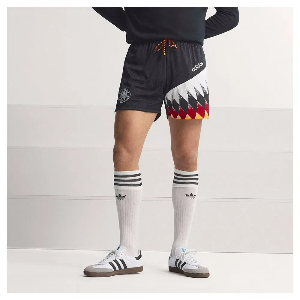Мужские шорты с принтом Germany Home 1994 Adidas, Black