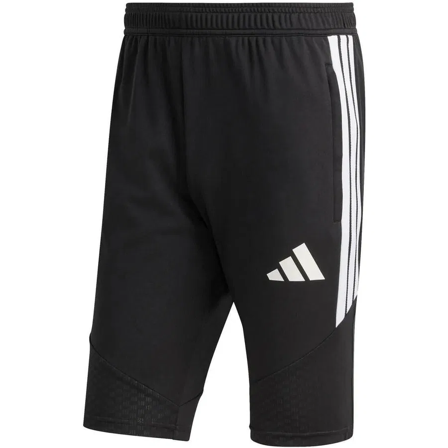 Шорты спортивные с плоским низом, модель TIRO26C 1/2, adidas, Черный — фото 4