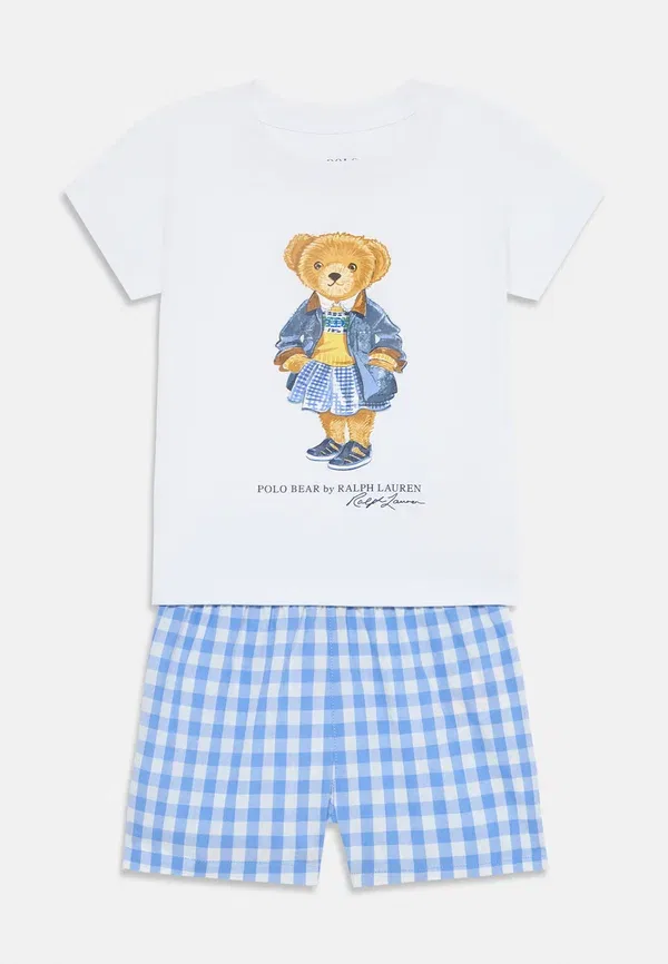 Комплект пижамы с принтом Bear set Polo Ralph Lauren, Harbor Island Blue, синий