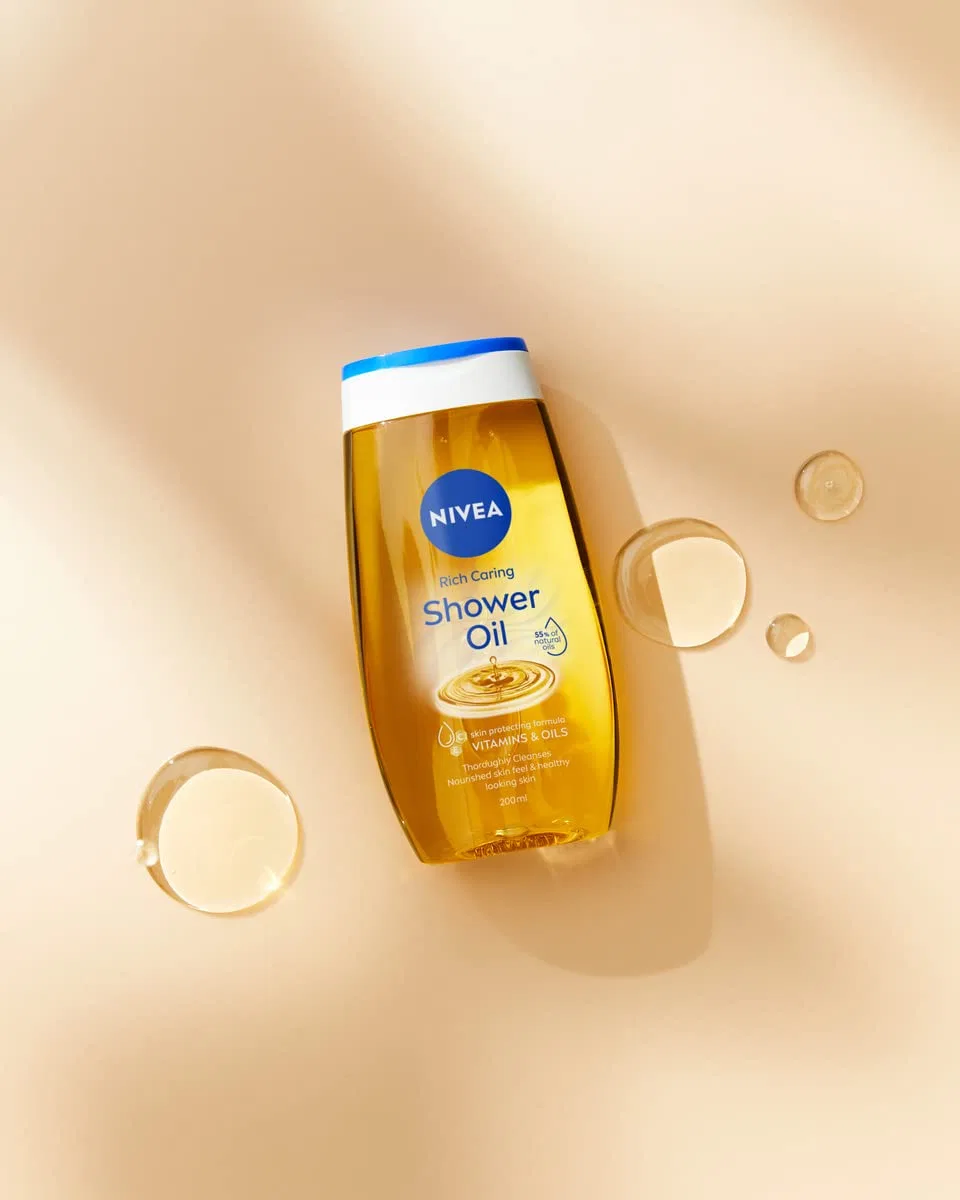 Масло для душа Nivea Natural Shower Oil, 200 мл, Orange — фото 3