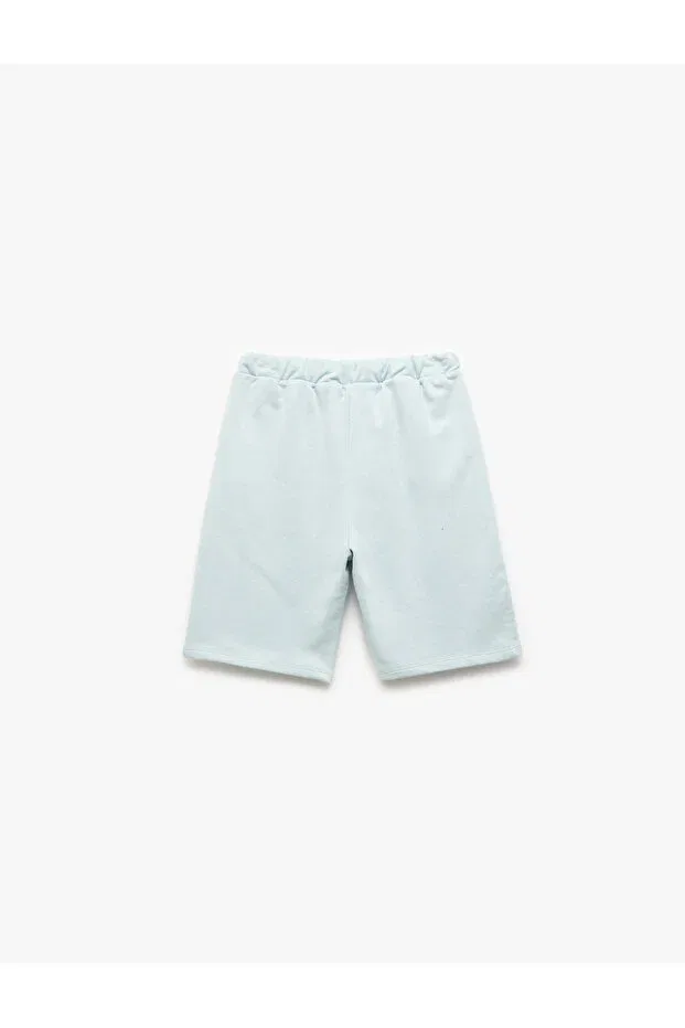 Детские шорты для мальчиков хлопковые basic Koton, Blue — фото 2