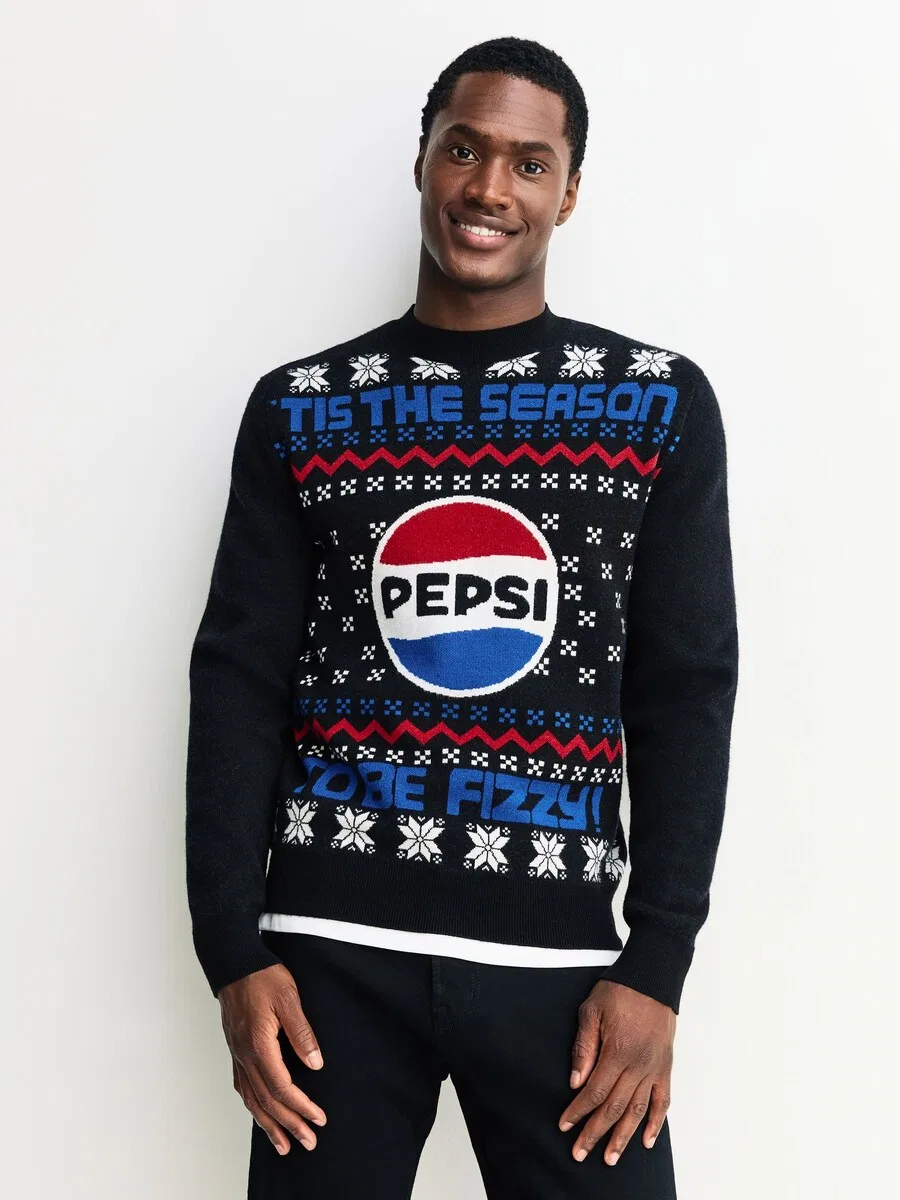 Свитер Next 'Pepsi' черного цвета — фото 2
