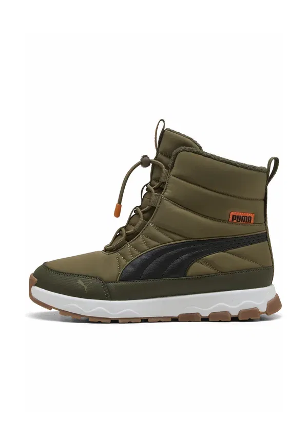 Ботинки зимние Evolve Puma, Olive, Orange Glo, оранжевый